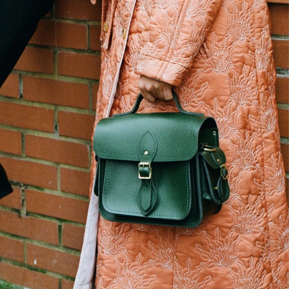The Cambridge Satchel Co The Traveller Crossbody Bag - Racing Green - Like New
